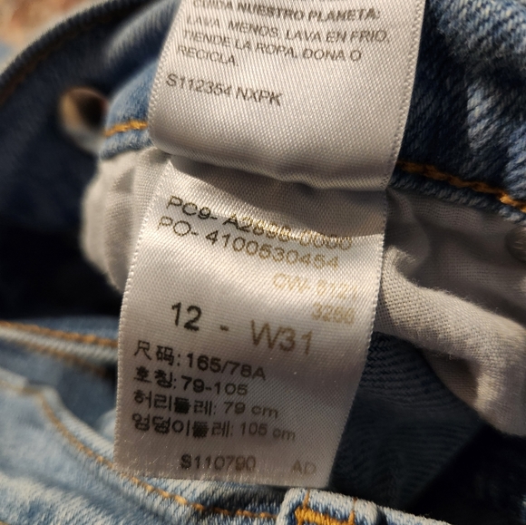 COPY - Very Unique  Levi's Heritage  high-tise loose straight sz12 or 31 waist - Picture 7 of 9